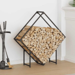 Malkų lentyna juoda 100x25x100 cm &Scaron;altai valcuotas plienas
