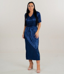 Vero Moda moteri&scaron;ka suknelė 10329785*02, tamsiai mėlyna