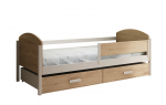 Vaiki&scaron;ka lova ADRK Furniture Kalia, 180x80 cm, ruda
