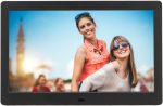 10 colių skaitmeninis nuotraukų rėmelis, Intelligent Hd 16:9 Lcd elektroninis nuotraukų rėmelis nuotraukų albumas su laikrodžio kalendoriumi su nuotolinio valdymo pulteliu &scaron;eimai ir draugams (eu ki&scaron;tukas)