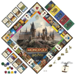 Monopoly Harry Potter Edition, Board Game, Magical Adventures at Hogwarts, Ages 8, 2 to 6 Players