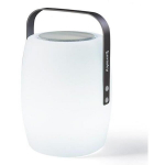 Belaidė &bdquo;Bluetooth&ldquo; kolonėlė su lempa - LUMISKY - LUCY PLAY - H31 cm - Balta ir daugiaspalvė LED, reguliuojama ry&scaron;kumas