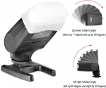 Meike Mk-320 Ttl Gn32 blykstė Speedlite, skirta Sony A7 A7r A7s A7 Ii A77 Ii A6000 Nex-6 A58 A99 Rx1 Rx1r Rx10 Rx100 Ii Rx100 Iii + Mcoplus valymo &scaron;luostė (mk-320s)