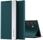 &bdquo;Baoshi&ldquo; Side Line atverčiamas dėklas - žalias (Galaxy S24+ / 25+)