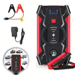 Power bank jump starter 12v paleidimo stiprintuvas led žibintuvėlis 20000mah gnybtai