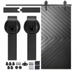 Stumdomų durų sistema, barn door loft rinkinys, 2 m