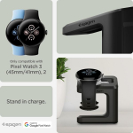 Spigen S355 i&scaron;maniojo laikrodžio įkrovimo stotelė, suderinama su Google Pixel Watch 3 41 mm/45 mm (2024) - juoda