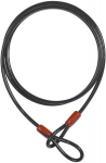 Abus Cobra Kabelinė Spyna 10mm, 140cm, Juoda
