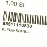 PORSCHE spaustukas 95511110830