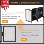 Solla 600 W 2025 Plus atnaujintas Led lauko prožektorius, 60000 Lm 6000 K dienos &scaron;viesos balta Ip66 atsparus vandeniui, stadiono ap&scaron;vietimas, 3 reguliuojamos galvutės lauko apsaugos ap&scaron;vietimas kiemams, terasoms