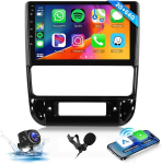 Hodozzy 2gb 64gb android automobilinis radijas peugeot 406 1999-2004 su belaidžiu carplay android car mirror link, 9 colių jutikliniu ekranu navi, dsp, bluetooth, wifi, fm/rds radijas, valdymas nuo vairo