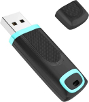 USB laikmena Vansuny Usb 3.0 atmintinė 512gb su Led indikatoriumi, ciano spalvos