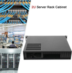 Ecutee 14 colių rack serverio korpusas (35 cm gylis) 2u 2u rackmount serverio korpusas palaiko Micro Atx/mini Itx pagrindines plok&scaron;tes, siauros sienos serverių spintos su Usb jungtimi 4 i&scaron;plėtimo lizdai