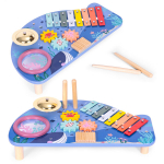 Muzikos instrumentų staliukas su ksilofonu Ecotoys
