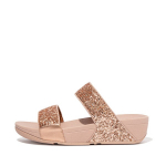 Moteri&scaron;kos sandalai Fitflop Lulu Glitter, rožinės