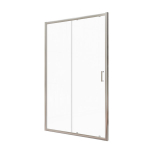 Du&scaron;o durys VENTO Asti 100X195 cm, skaidrus Easy Clean stiklas 6mm, chromo profilis