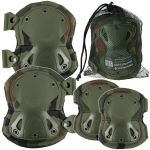 Kelio ir alkūnės apsaugų rinkinys, Dominator Urban Combat, mi&scaron;ko kamufliažas