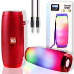 LIVMAN TG-157 belaidžiam naudojimui su RGB LED ap&scaron;vietimu, FM radijo funkcija, keliomis atkūrimo parinktimis ir laisvų rankų skambučių priėmimu, 5W*2, 1200mAh