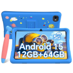 Plan&scaron;etinis kompiuteris TABWEE K10 10.1" FHD, 12 GB RAM, 64 GB ROM, 2 TB SD, 5 MP + 2 MP dirbtinio intelekto kameros, &bdquo;Android 15&ldquo;, 5000 mAh, &bdquo;WiFi 6&ldquo; &ndash; Mėlynas