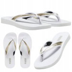 Moterų puma sandy flip metallic shine &scaron;lepetės vasaros aukso spalvos 40,5 dydžio