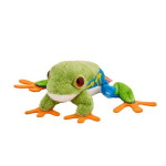 Medinė varlė mėlyna ir geltona 10cm - Beppe