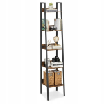 Pastatoma lentyna Loft Inspired, juoda/ruda