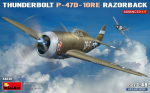Klijuojamas Modelis MiniArt 48030 Thunderbolt P-47D-10RE Razorback Advanced Kit 1/48