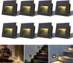 8 x 3 W LED sieninis &scaron;viestuvas laiptams, IP44
