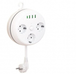 multifunkcionalus prailgintuvas 5 m. + USB + Type-C