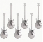 Arbatiniai &scaron;auk&scaron;teliai, gitaros formos, 6 vnt.