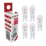 LED lemputė Avide, 2.5W G9 3000K 5vnt