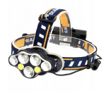 Žibintuvėlis ant galvos LumoBeam, 8 LED + COB