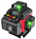 RED TECHNIC 4D 360&deg; Žalias Lazerinis Lygintuvas &ndash; RTPLK0036