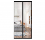 Meet Beauty magnetinis tinklelis nuo uodų durims 90&times;215 cm, juodas
