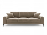 Keturvietė sofa Mazzini Sofas Madara, smėlio spalvos