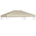 Vir&scaron;utinis pavėsinės uždangalas, 310g/m&sup2;, 4x3m,