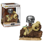 Funko Pop! Star Wars The Mandalorian - Mando on Bantha with Child in Bag #416