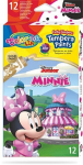 Tempera dažai tūbelėse Colorino Disney Junior Minnie, 12 spalvų x 12 ml