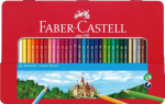 Faber-castell 36 spalvų pie&scaron;tukai metalinėje dėžutėje