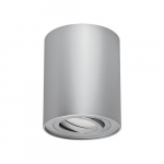 Hary c gu10 sidabras į lubas įmontuotas &scaron;viestuvas Struhm 124 x 98 x 98 mm