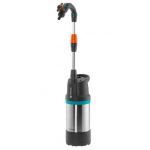 Lietaus vandens surinkimo siurblys 4700/2 nerūdijančio plieno automatinis - GARDENA - Debitas 4700l/h - Spaudimas 2.5 bar