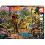 Dėlionė Land of Dinosaurs, 1000 dalių