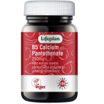Maisto papildas Lifeplan Vitaminas B5 (kalcio pantotenatas) 250 mg, 100 tablečių