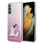 Dėklas Karl Lagerfeld skirtas Samsung S21 Plus, rožinė