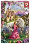 Puzzelis Fantastinis - EDUCA - 500 dalių - Vaikams - Fėja ir Vienaragis