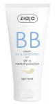 BB kremas riebiai ir mi&scaron;riai odai, Ziaja SPF15, 50 ml