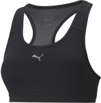 Sportinė liemenėlė moterims Puma Mid Impact Black, juoda