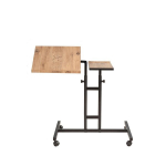 Kompiuterinis stalas Kalune Design 863 (I) ne&scaron;iojamam kompiuteriui, &scaron;viesiai rudas/juodas