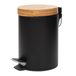&Scaron;iuk&scaron;lių kibiras natureo, 3 l, juodas