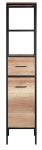 Vonios spintelė Modus country, 40,2x92,6x35,2 cm, ruda/juoda